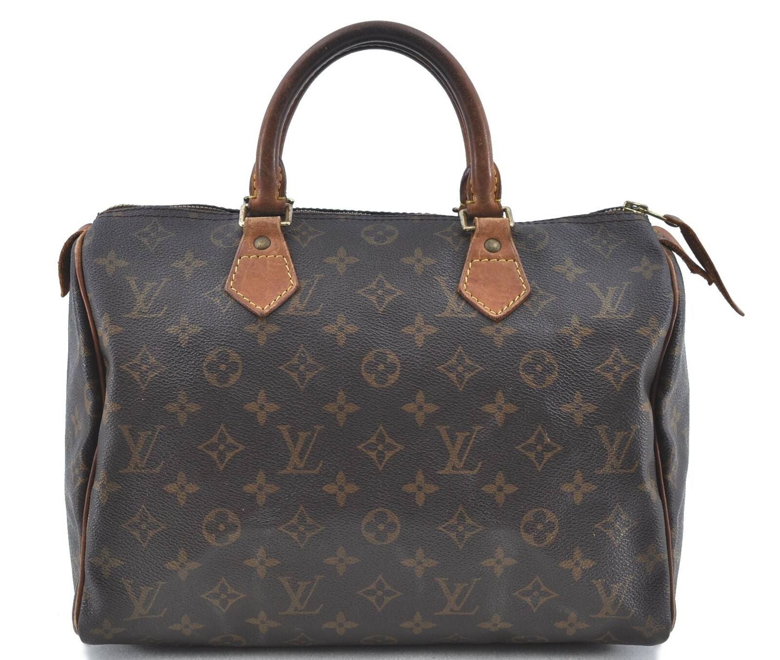 Authentic Louis Vuitton Monogram Speedy 30 Hand Bag M41526 LV H5997