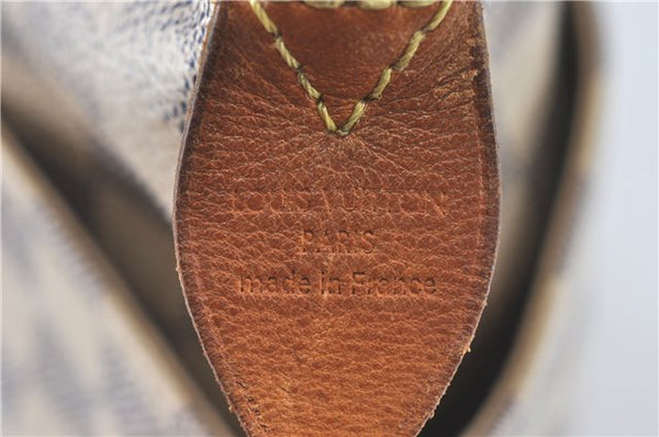 Authentic Louis Vuitton Damier Azur Totally PM Tote Bag White N41280 LV H6003