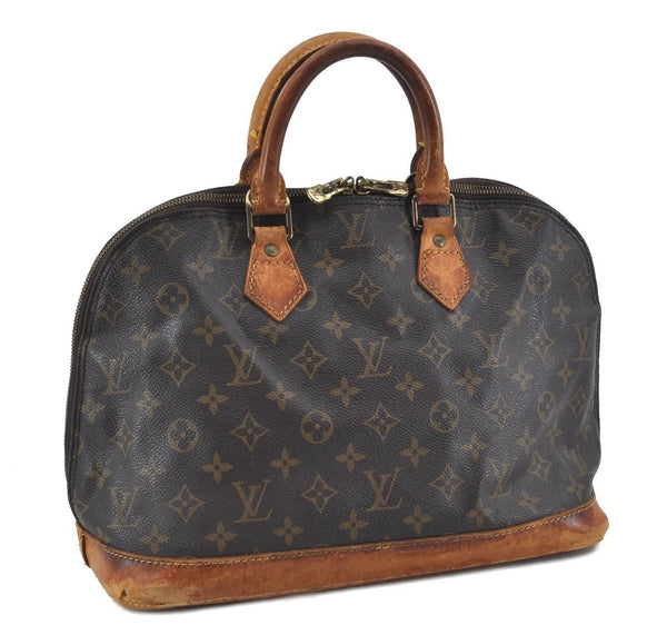 Authentic Louis Vuitton Monogram Alma Hand Bag M51130 LV H6007