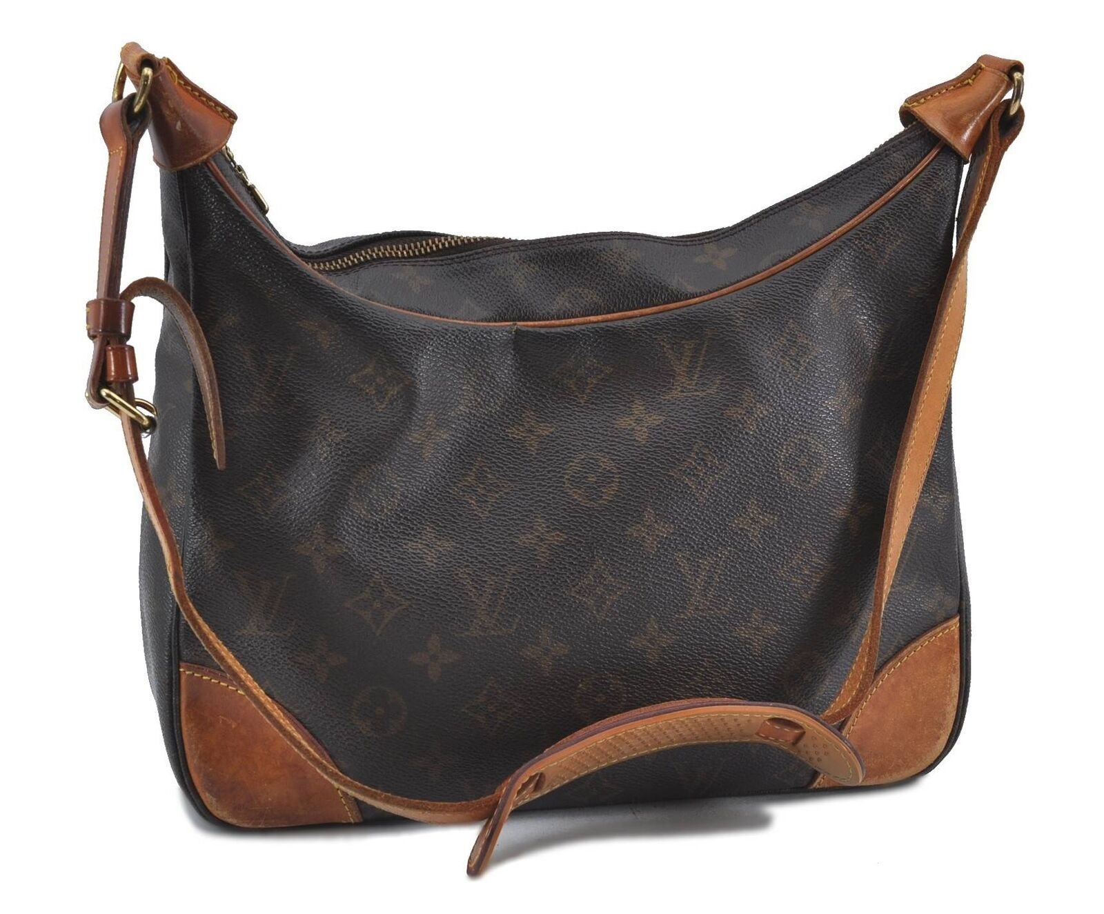 Auth Louis Vuitton Monogram Boulogne 30 Shoulder Cross Body Bag M52165 LV H6011