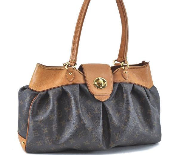 Authentic Louis Vuitton Monogram Boesi MM Shoulder Bag M45714 LV H6020