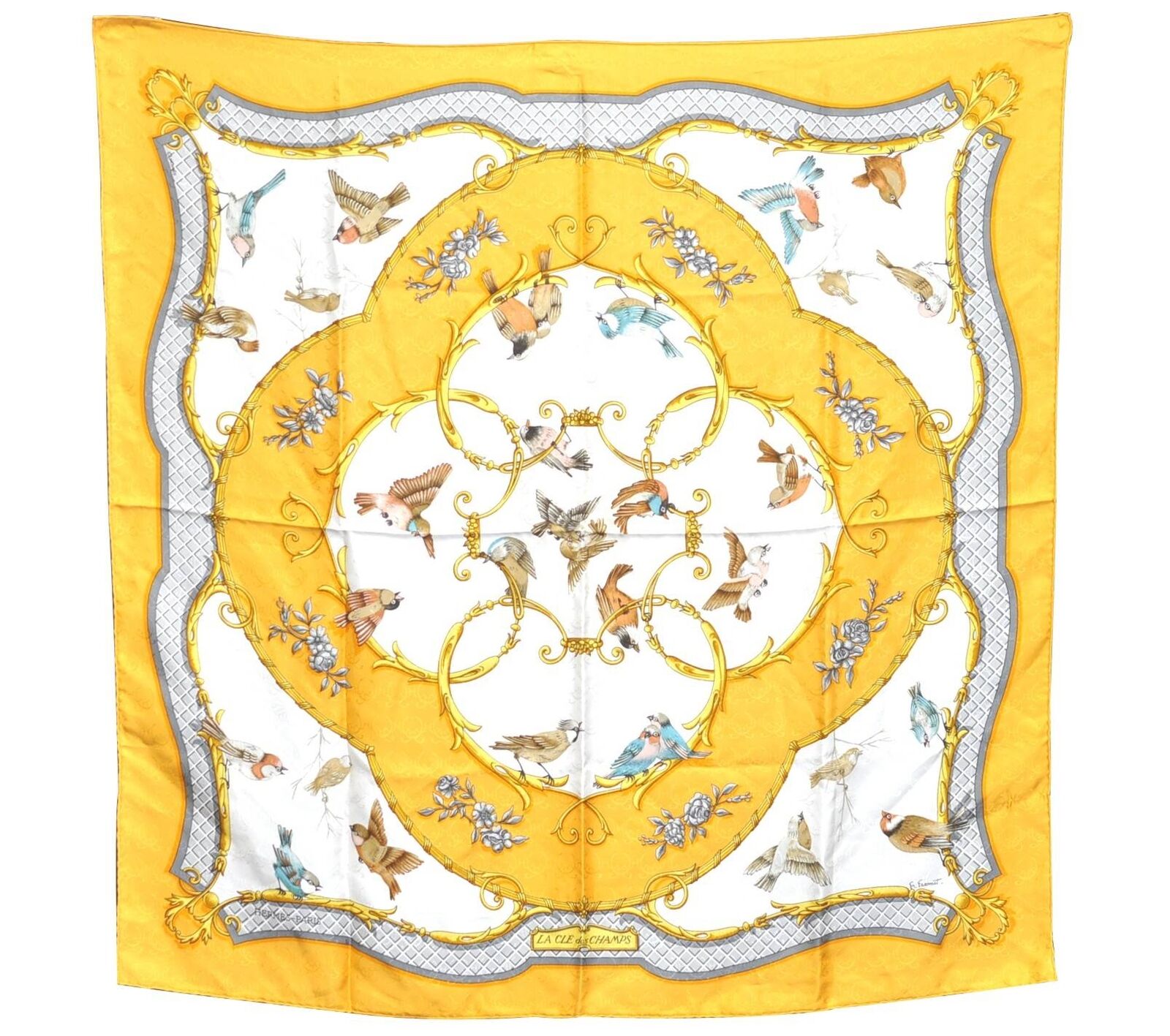 Authentic HERMES Carre 90 Scarf 