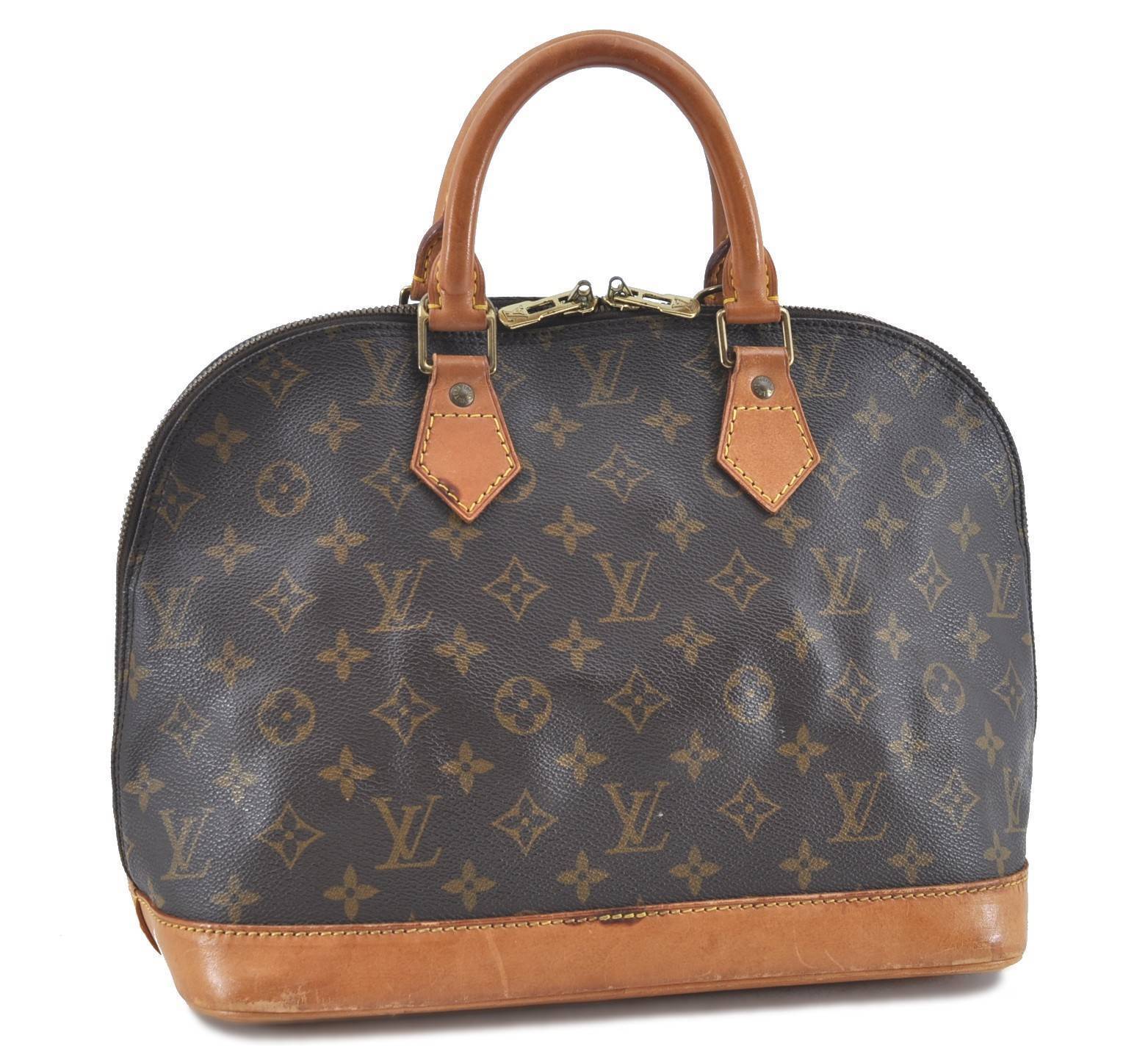 Authentic Louis Vuitton Monogram Alma Hand Bag M51130 LV H6053