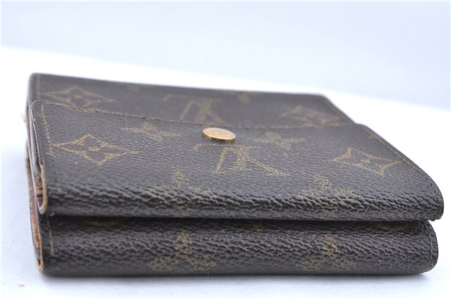 Auth Louis Vuitton Monogram Portefeuille Elise Bifold Wallet M61654 LV H6060