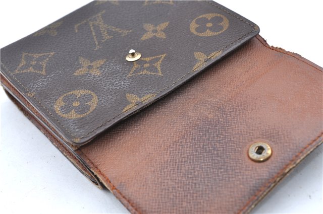 Auth Louis Vuitton Monogram Portefeuille Elise Bifold Wallet M61654 LV H6060