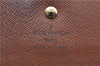 Auth Louis Vuitton Monogram Portefeuille Elise Bifold Wallet M61654 LV H6060