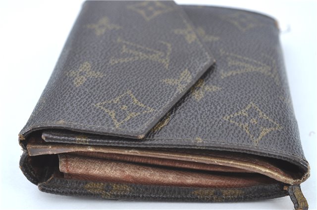 Auth Louis Vuitton Monogram Porte Monnaie Billet Carte Credit M61652 LV H6061