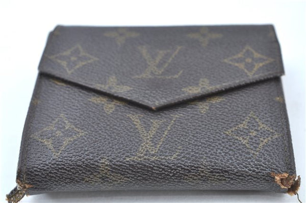 Auth Louis Vuitton Monogram Porte Monnaie Billet Carte Credit M61652 LV H6061