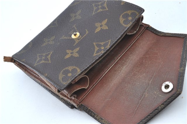 Auth Louis Vuitton Monogram Porte Monnaie Billet Carte Credit M61652 LV H6061