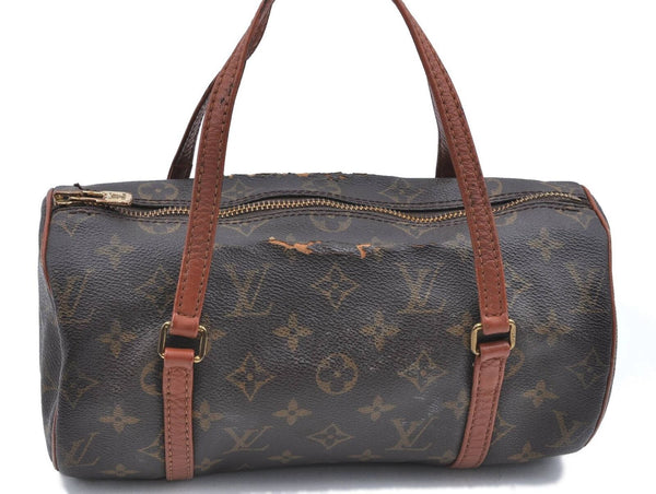 Authentic Louis Vuitton Monogram Papillon 26 Hand Bag Old Model LV H6062