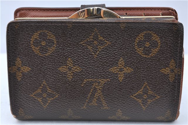 Auth Louis Vuitton Monogram Porte Monnaie Billets Viennois M61663 Wallet H6071