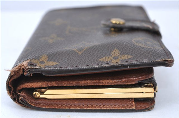 Auth Louis Vuitton Monogram Porte Monnaie Billets Viennois M61663 Wallet H6071