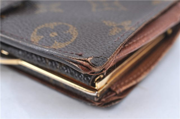 Auth Louis Vuitton Monogram Porte Monnaie Billets Viennois M61663 Wallet H6071