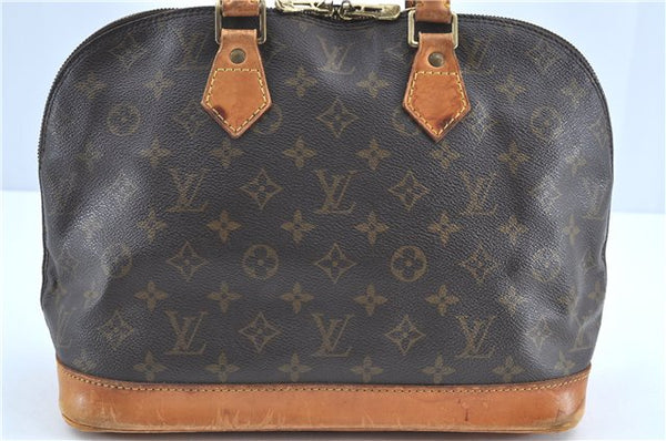 Authentic Louis Vuitton Monogram Alma Hand Bag M51130 LV H6085