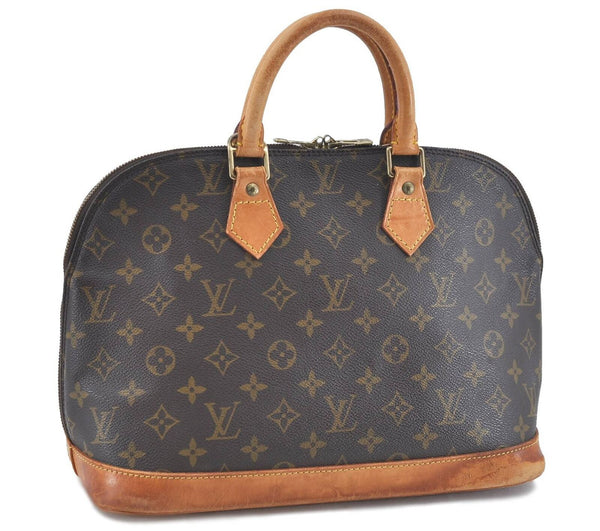 Authentic Louis Vuitton Monogram Alma Hand Bag M51130 LV H6096