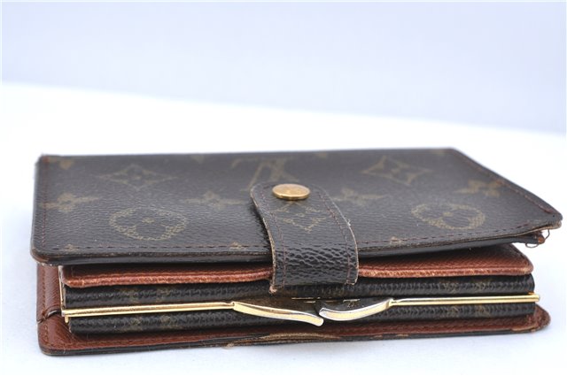 Auth Louis Vuitton Monogram Porte Monnaie Billets Viennois M61663 Wallet H6113