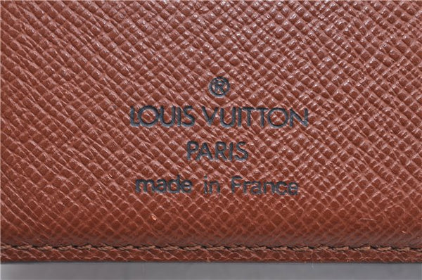 Auth Louis Vuitton Monogram Porte Monnaie Billets Viennois M61663 Wallet H6113