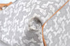 Authentic CELINE Sulky Pattern Tote Hand Bag PVC Leather Gray White H6121