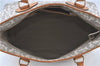 Authentic CELINE Sulky Pattern Tote Hand Bag PVC Leather Gray White H6121