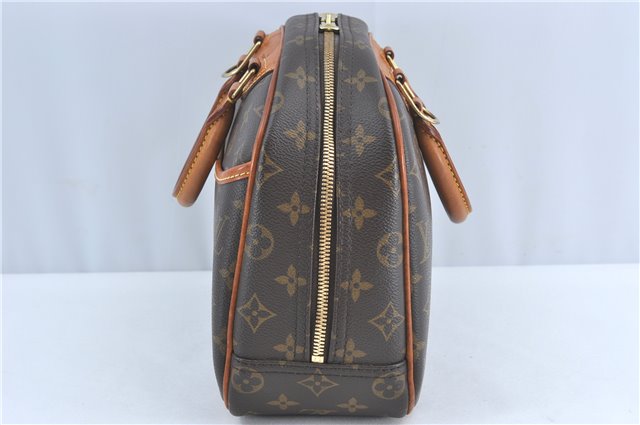 Authentic Louis Vuitton Monogram Trouville Hand Bag M42228 LV H6138