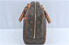 Authentic Louis Vuitton Monogram Trouville Hand Bag M42228 LV H6138