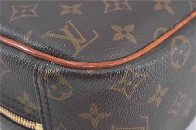 Authentic Louis Vuitton Monogram Trouville Hand Bag M42228 LV H6138