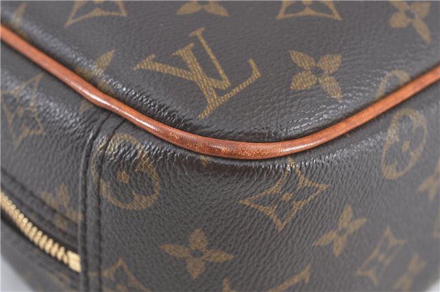 Authentic Louis Vuitton Monogram Trouville Hand Bag M42228 LV H6138