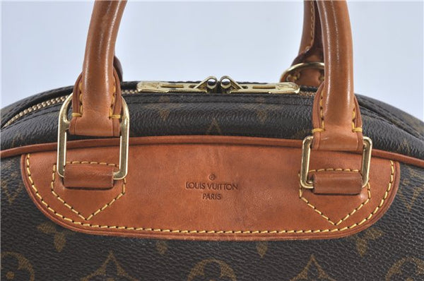 Authentic Louis Vuitton Monogram Trouville Hand Bag M42228 LV H6138