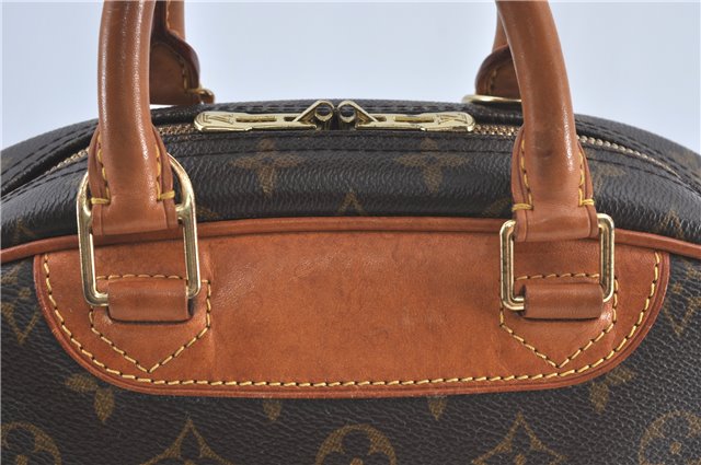 Authentic Louis Vuitton Monogram Trouville Hand Bag M42228 LV H6138