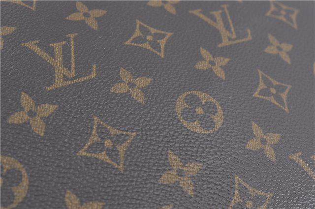 Authentic Louis Vuitton Monogram Trouville Hand Bag M42228 LV H6138