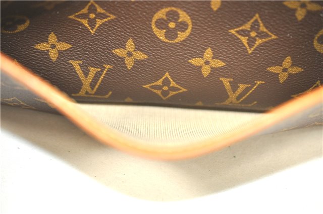 Authentic Louis Vuitton Monogram Trouville Hand Bag M42228 LV H6138