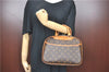 Authentic Louis Vuitton Monogram Trouville Hand Bag M42228 LV H6138