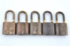 Authentic Louis Vuitton Padlock Gold 10Set LV H6154