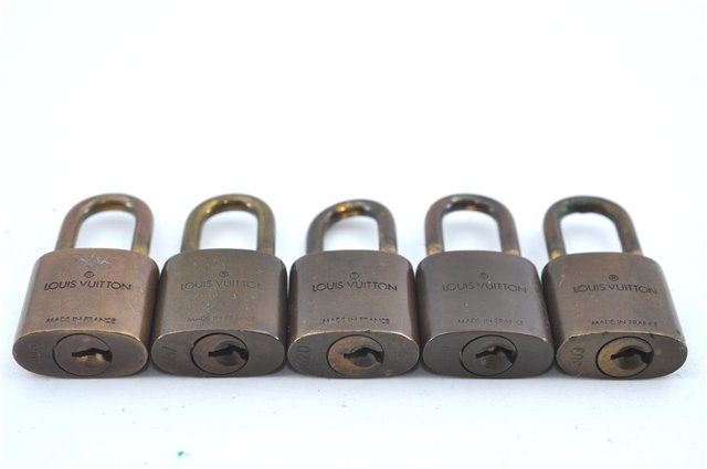 Authentic Louis Vuitton Padlock Gold 10Set LV H6154