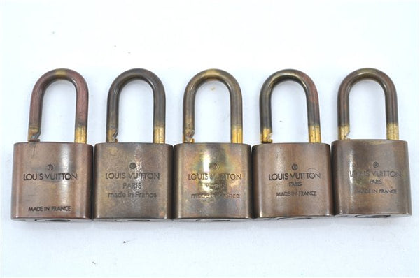 Authentic Louis Vuitton Padlock Gold 10Set LV H6154