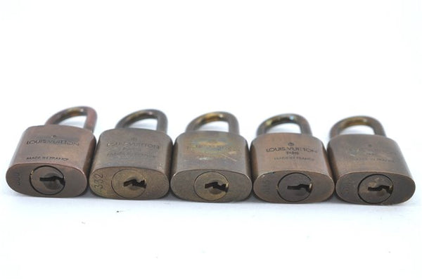 Authentic Louis Vuitton Padlock Gold 10Set LV H6154