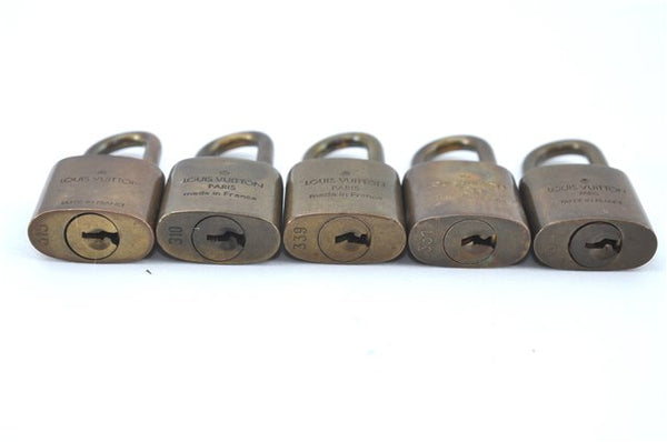 Authentic Louis Vuitton Padlock Gold 10Set LV H6155