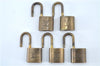 Authentic Louis Vuitton Padlock Gold 10Set LV H6155