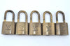 Authentic Louis Vuitton Padlock Gold 10Set LV H6155