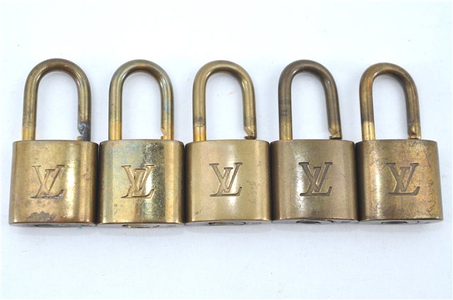 Authentic Louis Vuitton Padlock Gold 10Set LV H6157