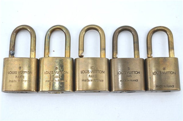 Authentic Louis Vuitton Padlock Gold 10Set LV H6157