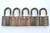 Authentic Louis Vuitton Padlock 10Set Old Model LV H6158