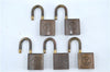Authentic Louis Vuitton Padlock 10Set Old Model LV H6159