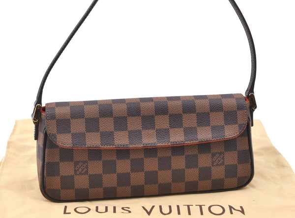 Authentic Louis Vuitton Damier Recoleta Shoulder Hand Bag N51299 LV H6195