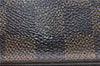 Auth Louis Vuitton Damier Porte Monnaie Billets Tresor Wallet N61730 LV H6221