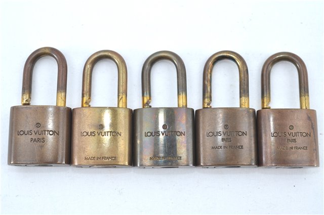 Authentic Louis Vuitton Padlock Gold 10Set LV H6225