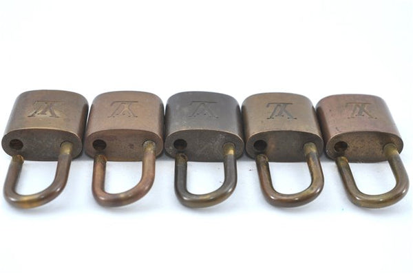 Authentic Louis Vuitton Padlock Gold 10Set LV H6225