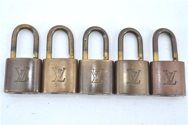 Authentic Louis Vuitton Padlock Gold 10Set LV H6225