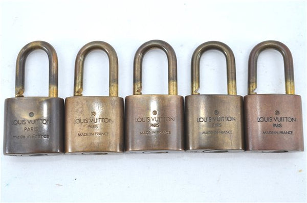 Authentic Louis Vuitton Padlock Gold 10Set LV H6225