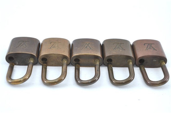 Authentic Louis Vuitton Padlock Gold 10Set LV H6225